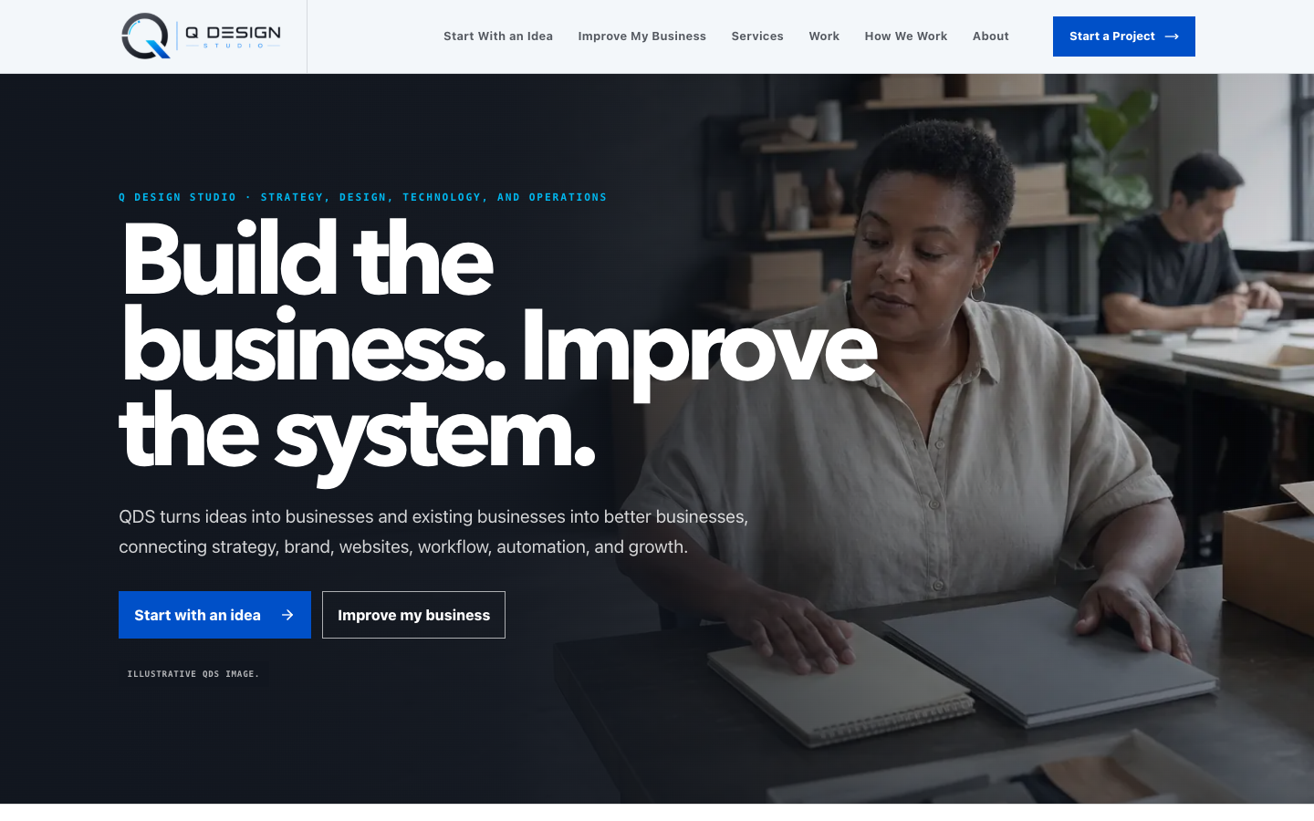 QDS website offer and inquiry pathways