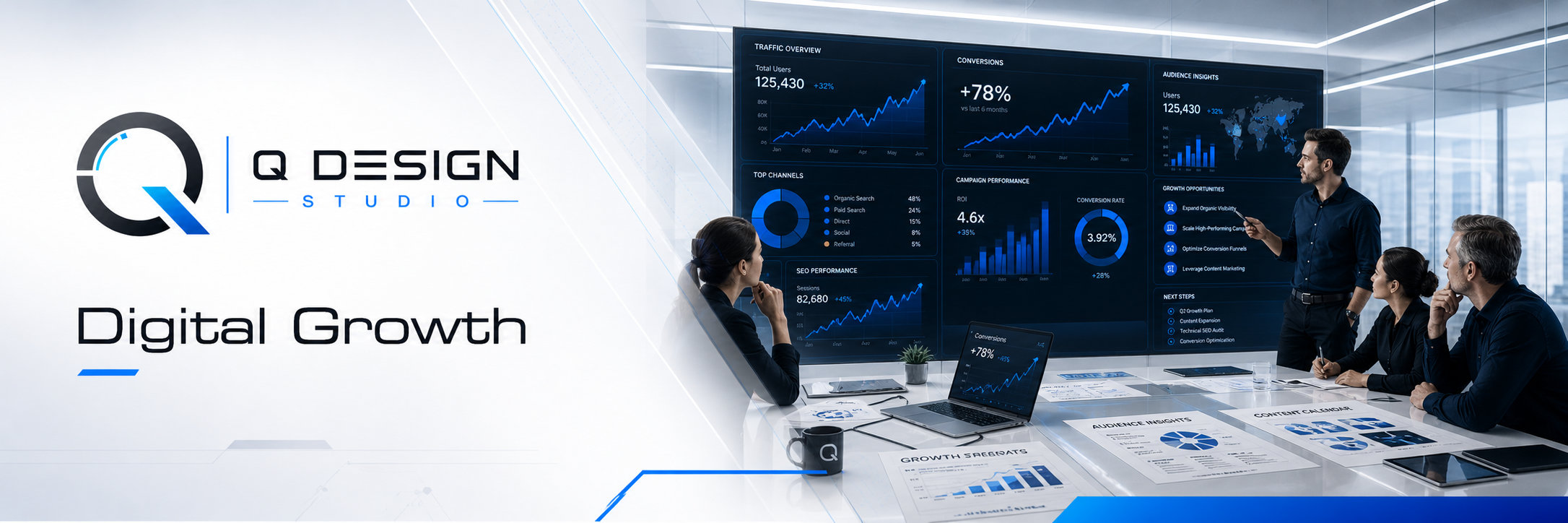 Q Design Studio digital growth architecture and planning system