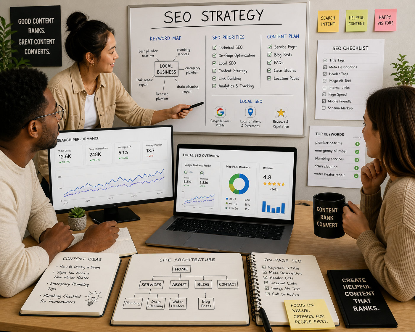 Q Design Studio SEO strategy planning