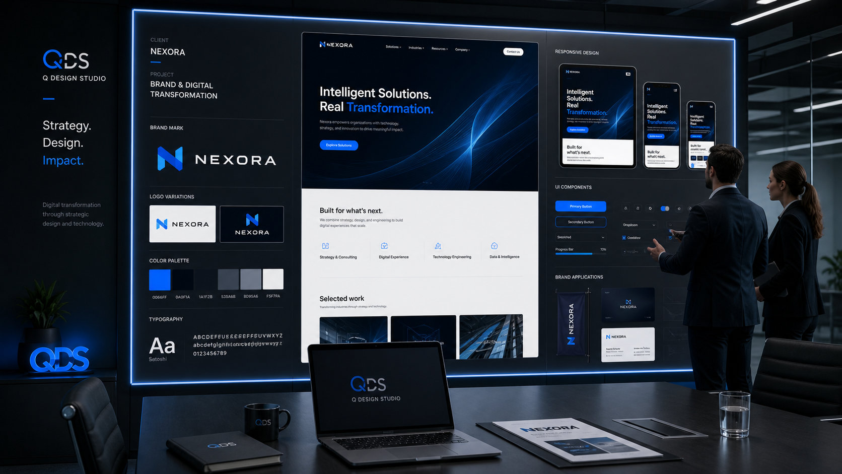 Q Design Studio digital systems dashboard